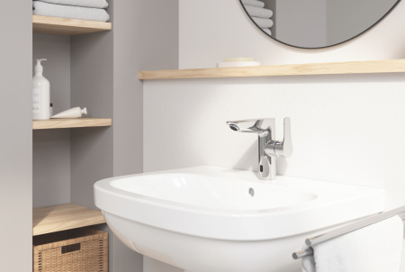 Смеситель однорычажный с инфракрасной электроникой для раковины Grohe Eurosmart 23975 003 (23975003) хром 
